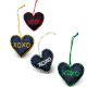 Handmade Heart Message Charm XOXO Design